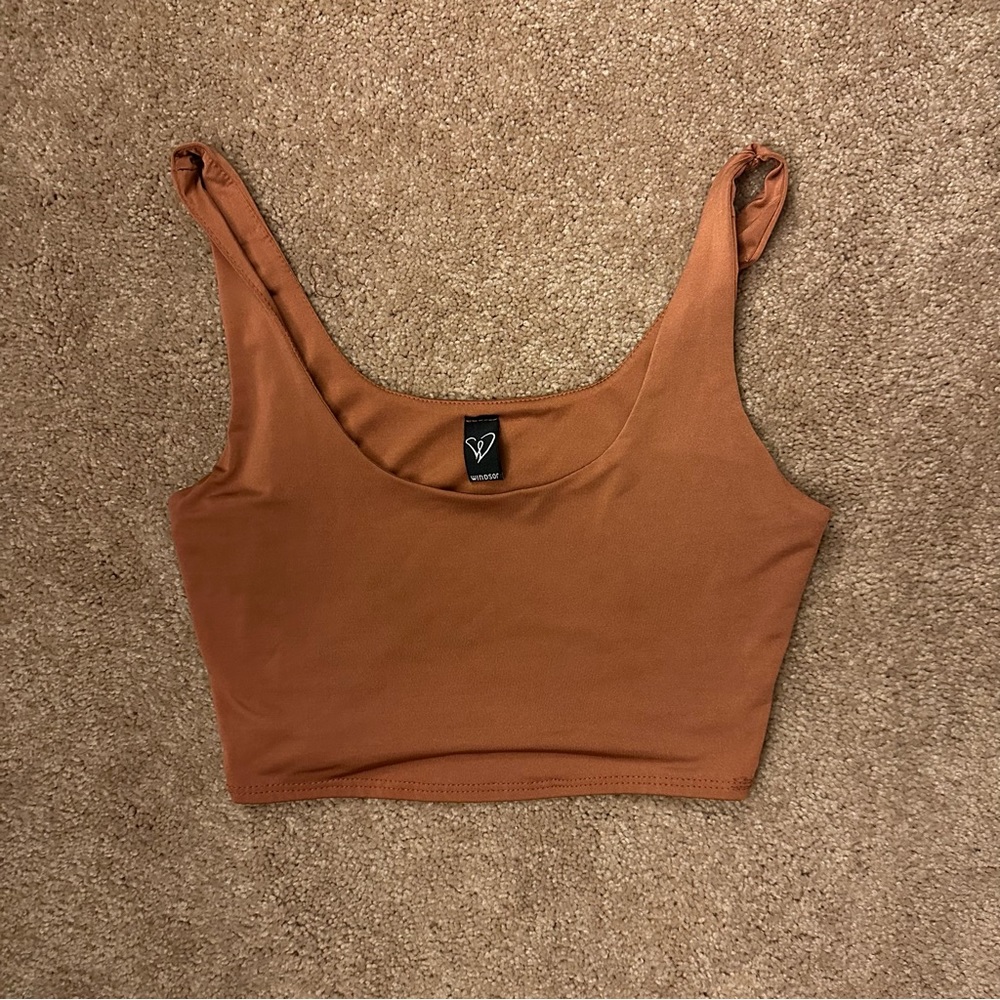 Windsor copper crop top small/medium